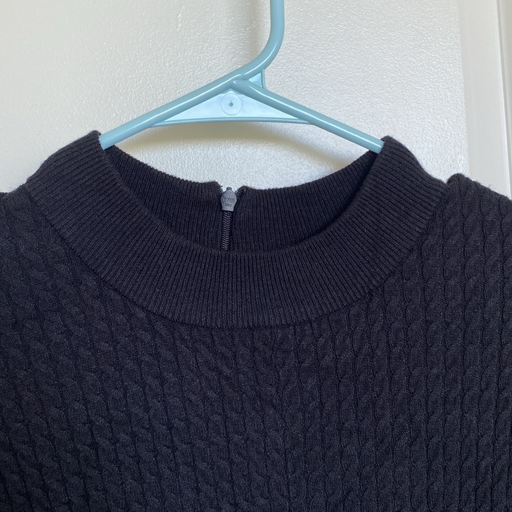 Weworewhat Mock Neck Sweater Romper Size M Black - Picture 5 of 8